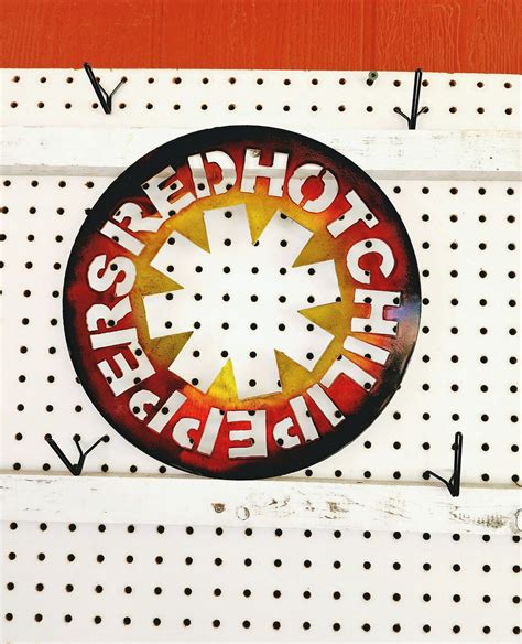 Metal Sign Red Hot Chili Peppers Papalito S Workshop