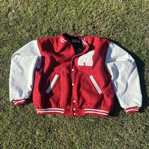 Vintage Letterman Varsity Jacket - Depop