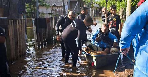 Após ciclone água invade casas nas ilhas de Porto Alegre e deixa