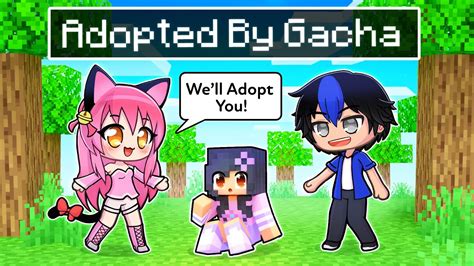 Adopted By GACHA STORIES In Minecraft! - YouTube