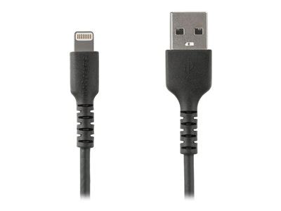 Startech Foot M Durable Usb A To Lightning Cable Black Mfi