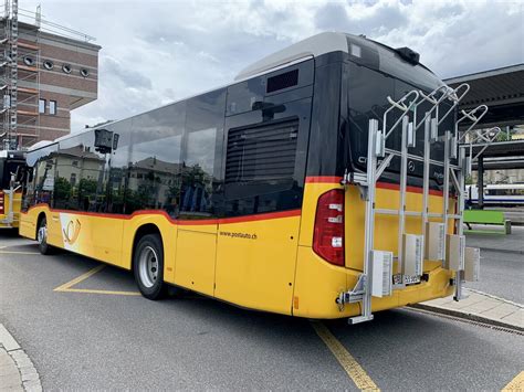 Heckansicht Des MB C2 Hybrid 11683 Der PostAuto Regie Aeschi Am 23 5