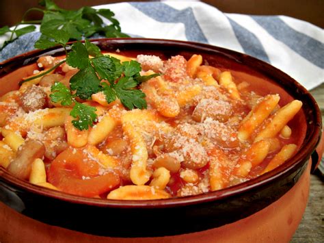 Pasta Con Sugo Di Fagioli Borlotti Home Sweet Home