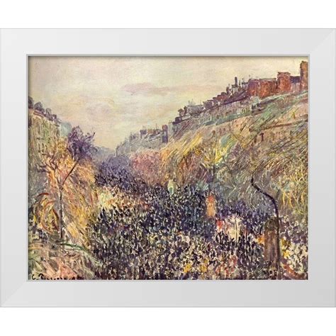 Pissarro Camille X White Modern Wood Framed Museum Art Print