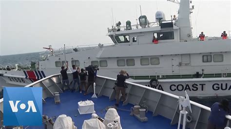 Chinese Coast Guard Ship Nearly Collides With Philippines Patrol Ship