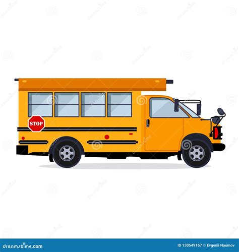 School Bus Stock Vector Illustration Of Kids Icon 130549167