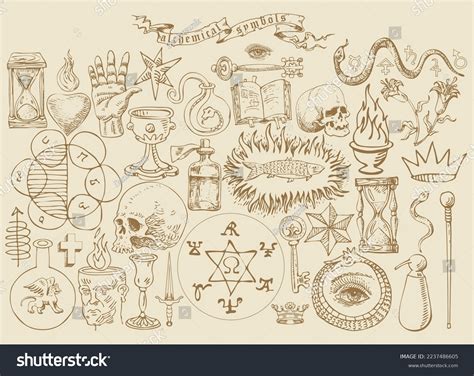 Alchemical Over Royalty Free Licensable Stock Illustrations