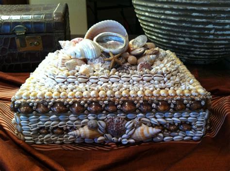 My Shell Boxes I make and sale! | Sea shells, Box art, Decorative boxes