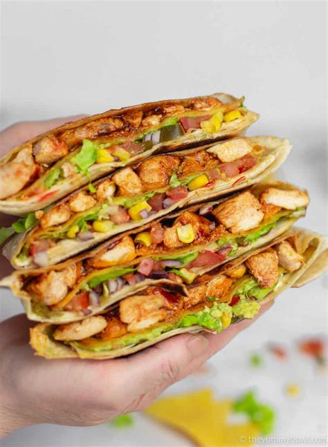 Chicken Crunchwrap Supreme The Yummy Bowl