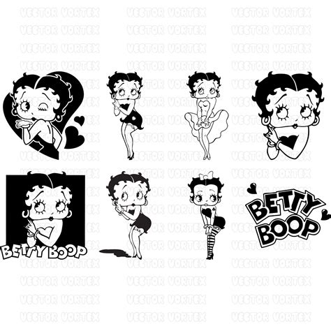 Betty Boop Svg Betty Boop Svg Files For Cricut Betty Boop Etsy