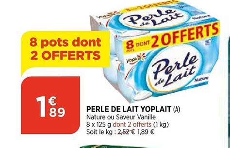 Promo Perle De Lait Yoplait Chez Atac Icatalogue Fr