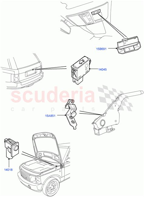 Switches Auxiliary Unit V FROMAA000001 Parts For Land Rover Range