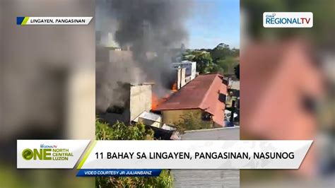 One North Central Luzon Sunog Sumiklab Sa Isang Residential Area Sa