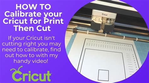 HOW TO CALIBRATE YOUR CRICUT FOR PRINT THEN CUT Correct Cutting