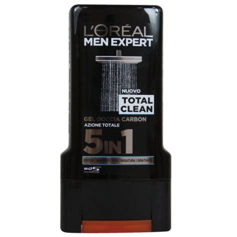 Gel De Dus L Oreal Men Expert Total Clean Gel Doccia Carbon Azione