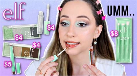 Worth the $$$? Elf Mint Melt Collection Review, Swatches, Tutorial | New Elf Makeup Products 2021