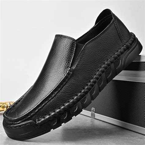 Hand Stitched Mens Shoes Peas Shoes Mens Spring Autumn New Style