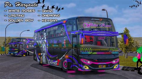 BUSSID LIVERY PO HARYANTO MOD JB3 SHD ANGGA SAPUTRA CVT FARID