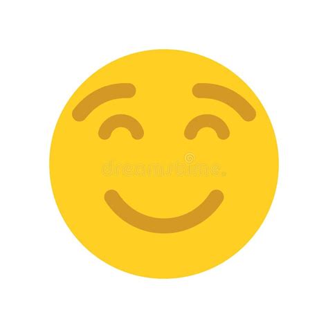 Yellow Happy Face. Emoji Face Stock Illustration - Illustration of ...