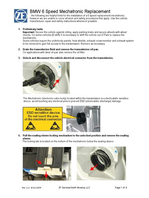 Мехатроник Zf 6hp26 Pdf Electrostatic Discharge Screw