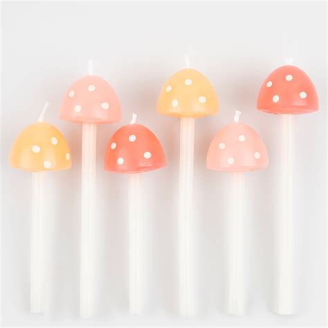 Mushroom Birthday Cake Candles Meri Meri