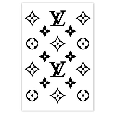 Louis Vuitton Logo Stencil Printable Literacy Basics