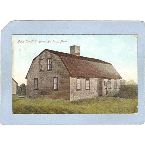 Ma Duxbury Myles Standish House Built 1666 Ma Box2~1060 On Ebid United States 105643922