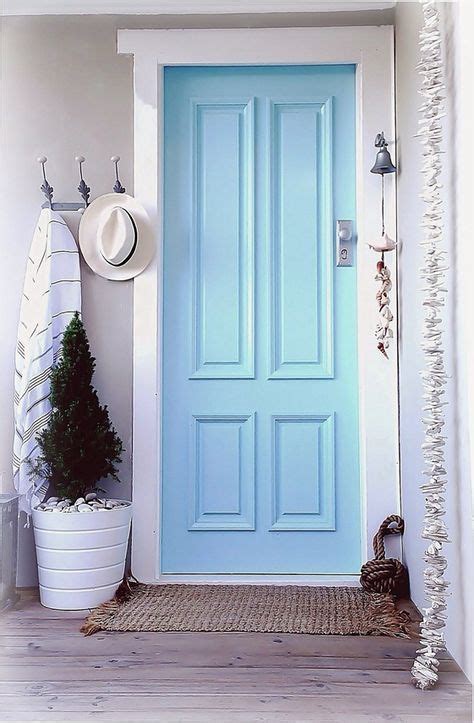 Coastal Nautical Beachy Style Entrance Front Door Beach Cottage Style