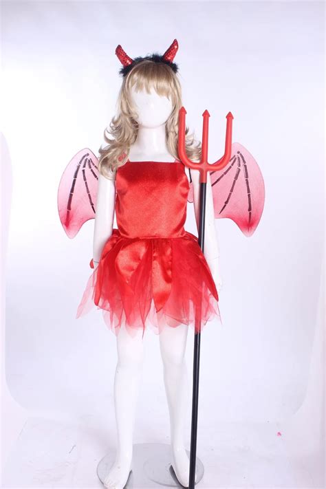 2017 New Costumes Set Angel Devil Costume Girls With Butterfly Wings