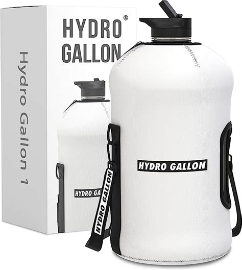 Hydro Gallon Botella De Agua De Gal N Con Manga Aislada Y Tapa De