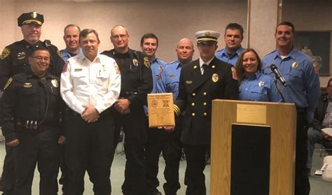 Clovis Police Department Recognizes Clovis Fire Department