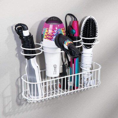 Rebrilliant Annay Wall Mount Hair Care Styling Tool Organizer Metal