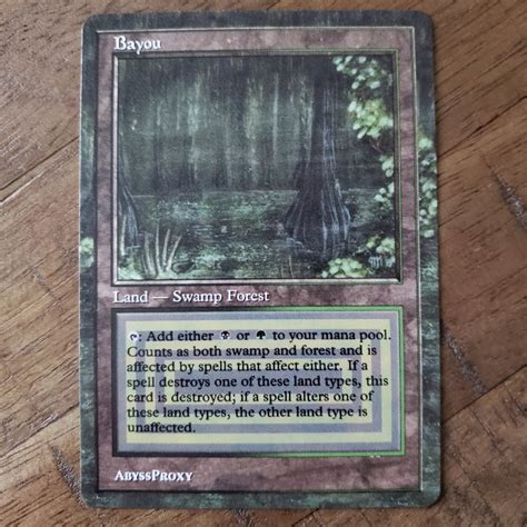 X Dual Land Set C Mtg Abyss Proxy Shop Enhance Your Commander