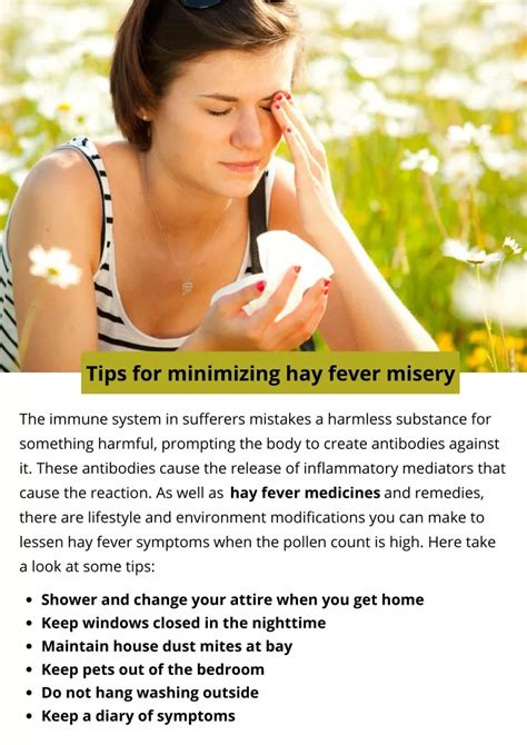 Ppt Tips For Minimizing Hay Fever Misery Powerpoint Presentation Free Download Id11792786