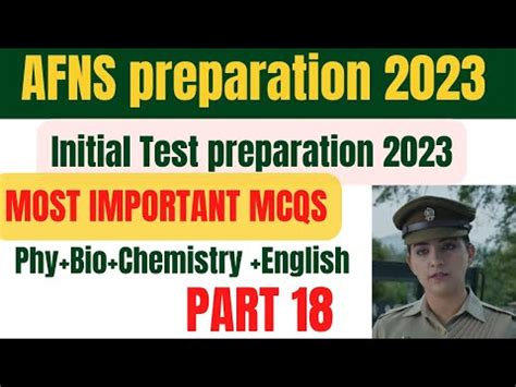 AFNS Initial Test Preparation 2023 AFNS Test Preparation 2023 AFNS