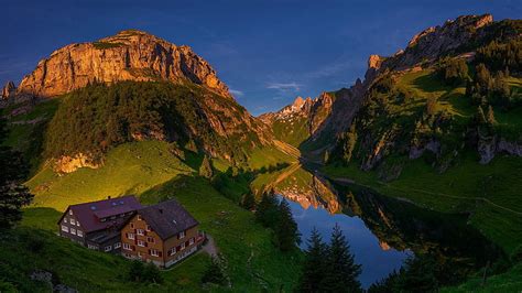 HD Wallpaper Brown And Green Grass Field Mountain Nature Photography