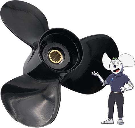 Amazon Polastorm Aluminum Propeller Outboard Prop Replacement For