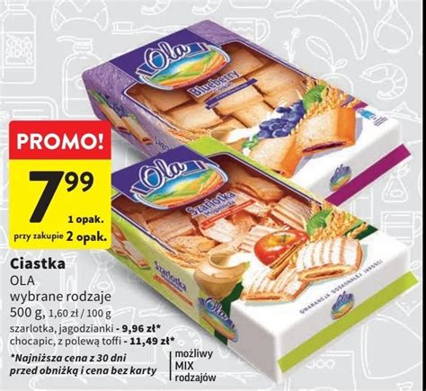 Ciastka Ma Lane W Polewie Toffi Ola Cena Promocje Opinie Sklep