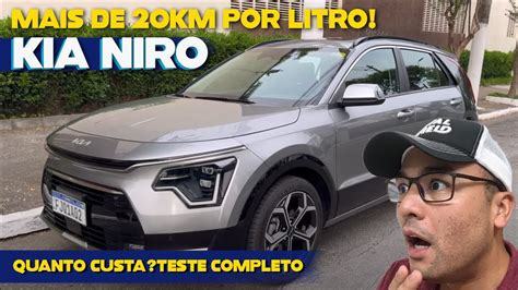 KIA NIRO HÍBRIDO faz mais de 20km l e é bem MELHOR QUE UM COROLLA