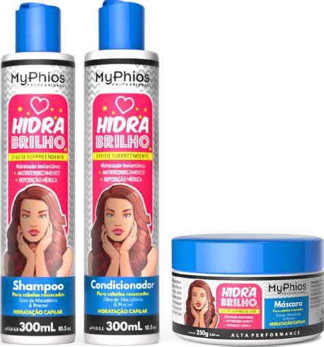 Kit Completo Hidra Brilho Myphios