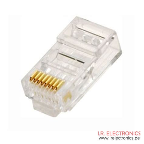 CONECTOR PLUG RJ 45 CAT 6 X 100 UNID DIXON PB 88502X CN I R Electronics