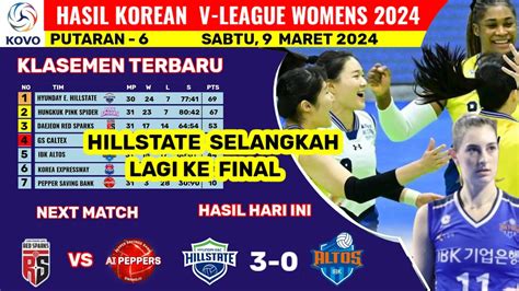 Hasil Liga Voli Putri Korea Hari Ini Hyundai Hillstate Vs IBK Altos