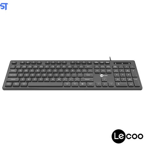 Teclado Usb Preto Abnt Lenovo Lecoo Kb Sobraltech