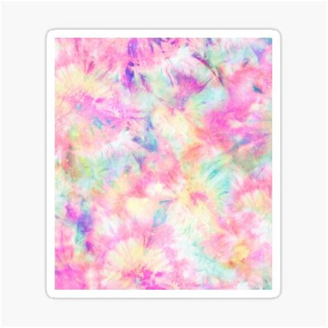 Rainbow Tie Dye Sticker By Louismorgan Redbubble