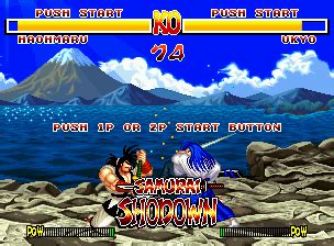 Screenshot Of Samurai Shodown Neo Geo Mobygames