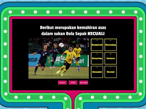 PJPK Ting 4 KSSM Bola Sepak Kuiz Gameshow Quiz