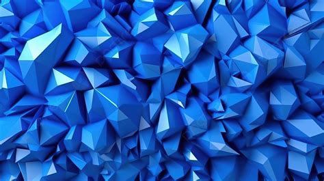 Latar Belakanglatar Belakang Geometri Poligonal Biru Desain 3d Bergaya