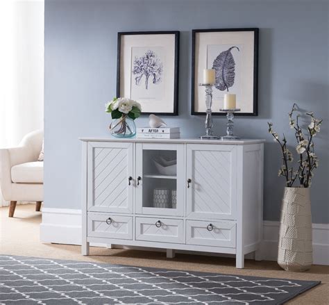 Newport Sideboard Buffet Console Table With Storage Cabinets Drawers