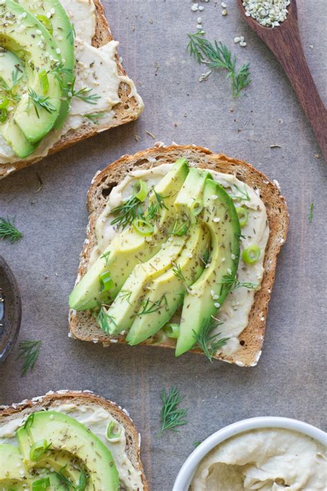 Avocado Hummus Toast With Dill And Zaatar Making Thyme For Health