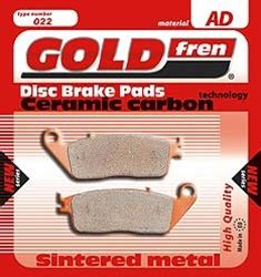 021 GOLD FREN DISC BRAKE PADS